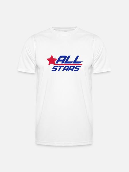 Cool Allstars Logo Design - Men's Functional T-Shirt - white