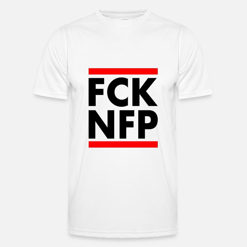Fck nfp - Men's Functional T-Shirt - white