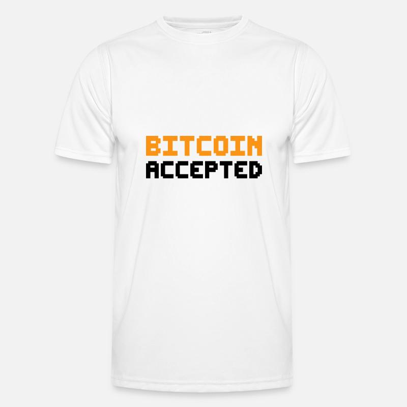 Bitcoin accepté T-shirt sport Homme