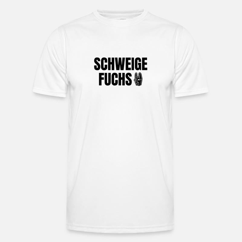 Schweigefuchs Kindergarten Erzieherin Lehrer Männer Funktions-T-Shirt