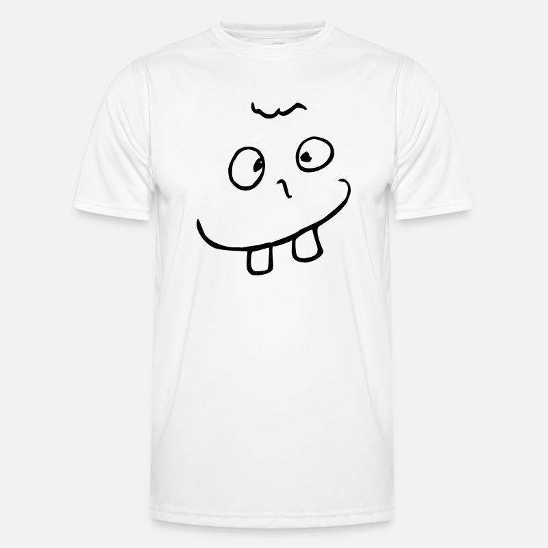 Nerd Face Männer Funktions-T-Shirt
