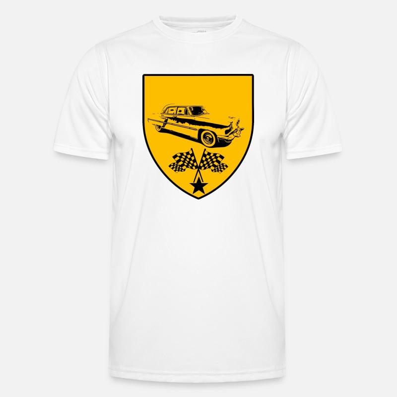 Auto Männer Funktions-T-Shirt