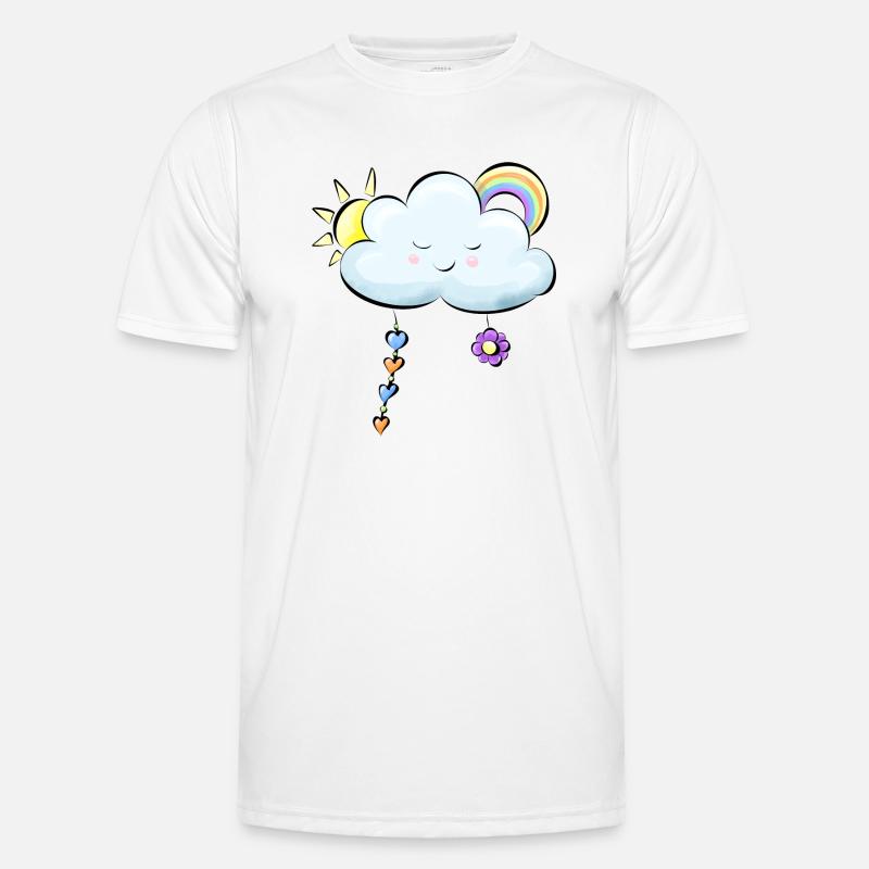 blue cloud Men's Functional T-Shirt