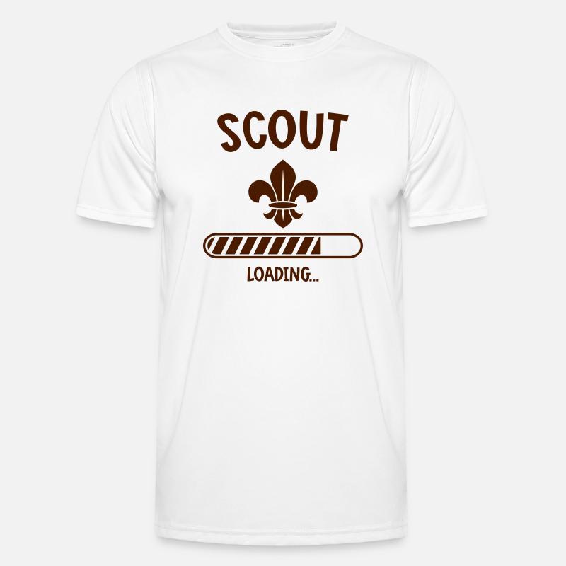 Scout Loading - Männer Funktions-T-Shirt - Weiß