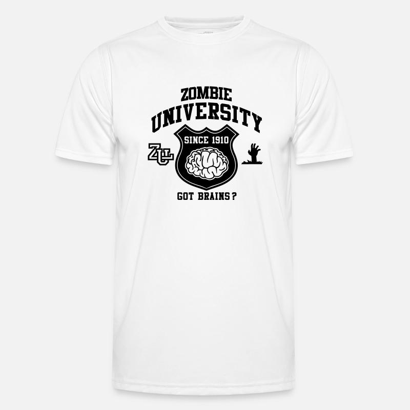 Zombie University Männer Funktions-T-Shirt