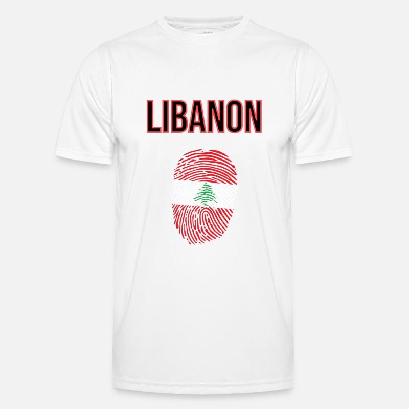 Liban Empreinte digitale T-shirt sport Homme