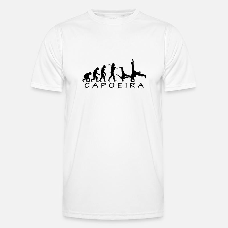 Capoeira Evolution - Men's Functional T-Shirt - white