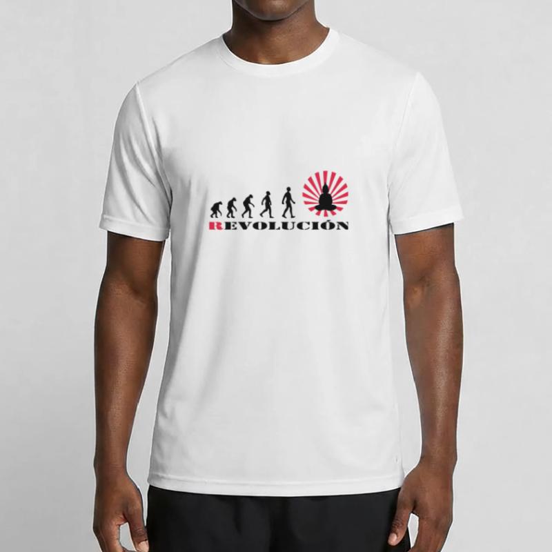r-evolution, Evolution, darvin, revolution, Buddha Männer Funktions-T-Shirt