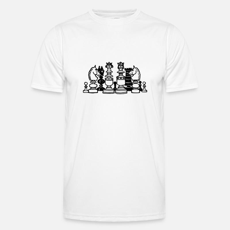 Schach Männer Funktions-T-Shirt