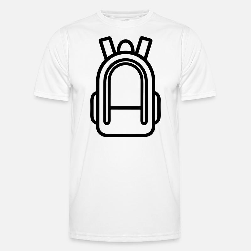 Backpack - Men's Functional T-Shirt - white