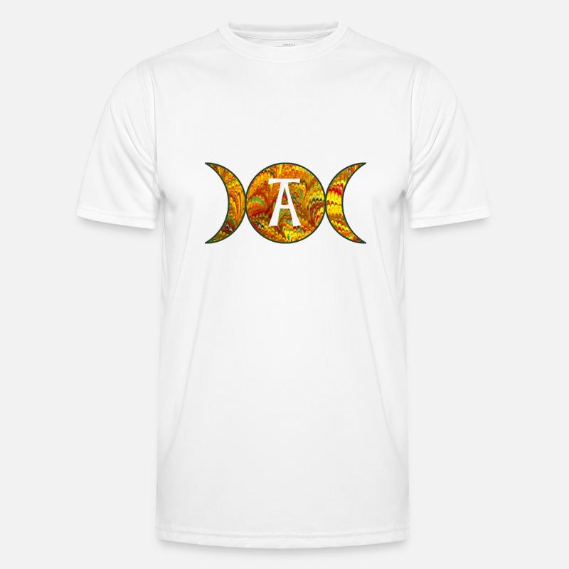 Moon phases E 38 A - Men's Functional T-Shirt - white