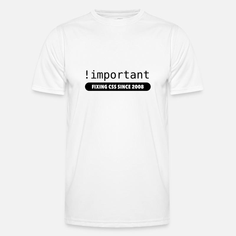 Important! - fixation depuis 2008 css T-shirt sport Homme