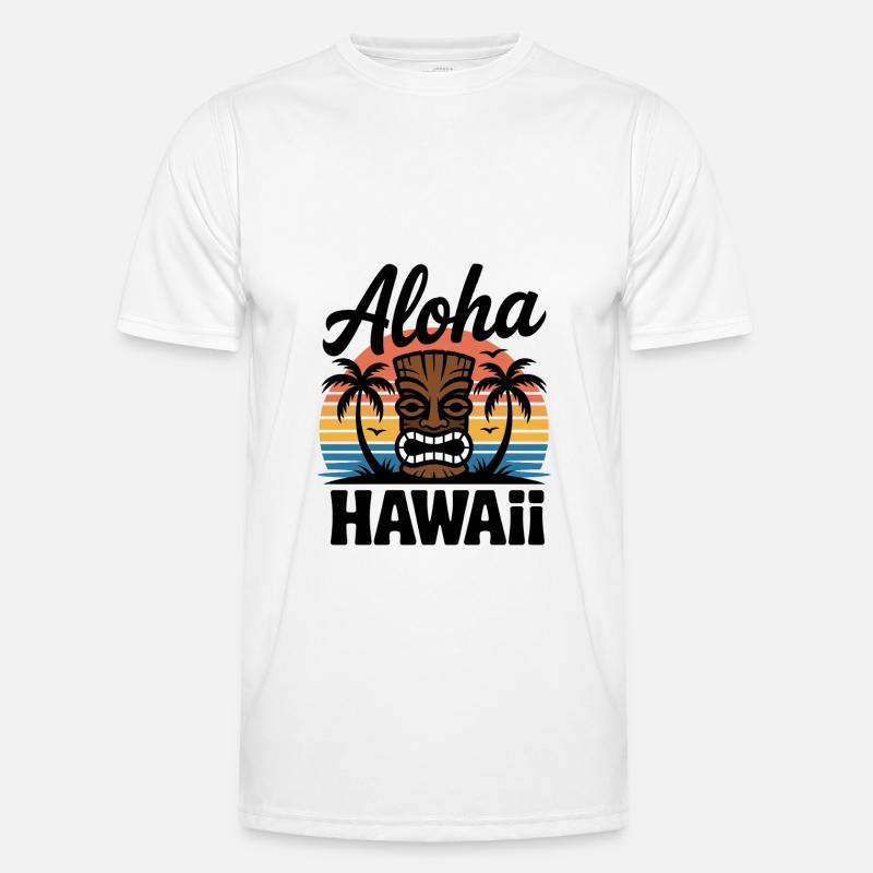 Aloha Beach - Men's Functional T-Shirt - white