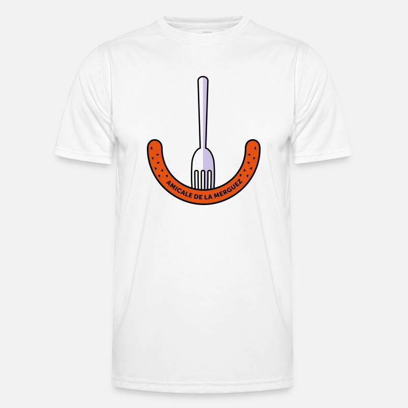 Amicale de la Merguez - Men's Functional T-Shirt - white