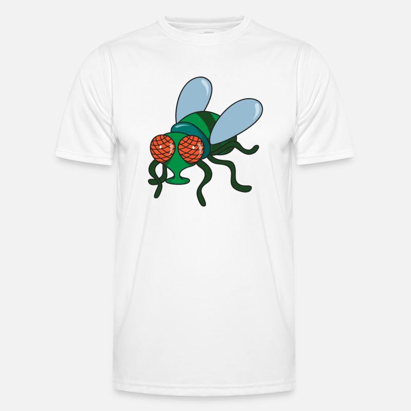 Fliege Männer Funktions-T-Shirt