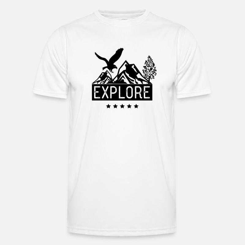 Explore Männer Funktions-T-Shirt