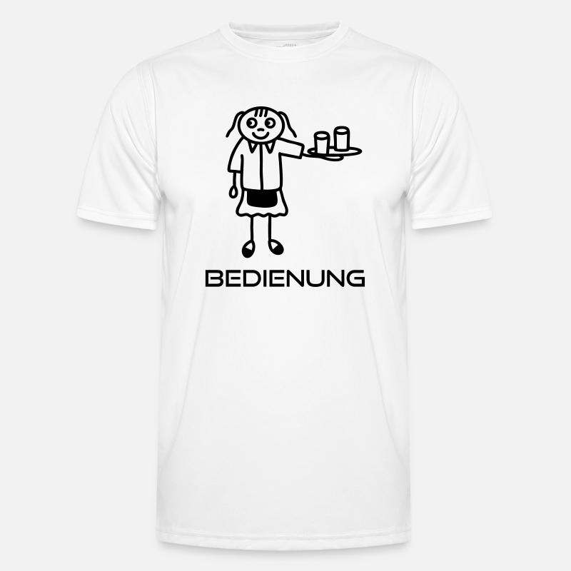 Bedienung - Kellnerin Männer Funktions-T-Shirt