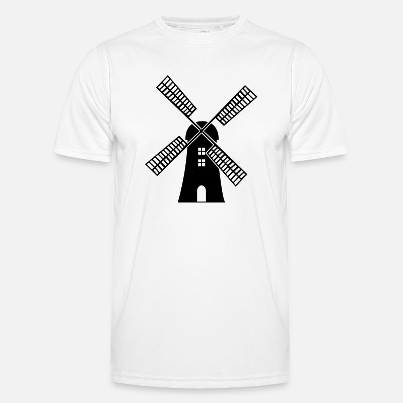 Moulin à vent T-shirt sport Homme