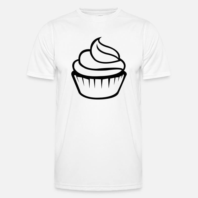 cupcake - Men's Functional T-Shirt - white