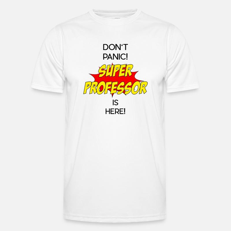 Super Professor Männer Funktions-T-Shirt