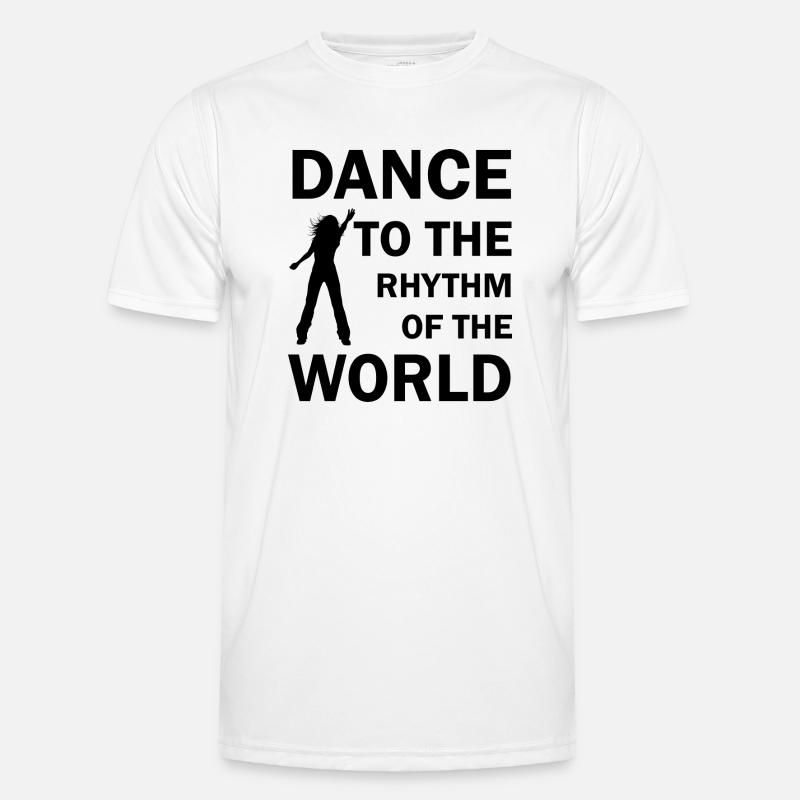 Dancing Dance Music - Men's Functional T-Shirt - white
