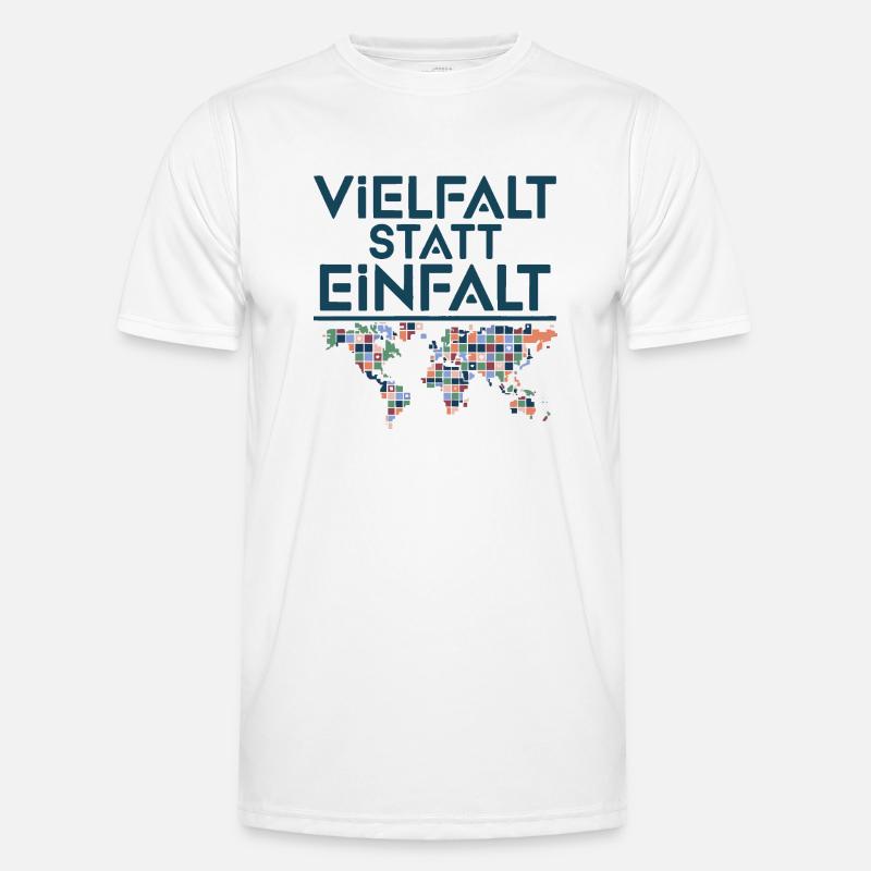 Vielfalt statt Einfalt 2 Männer Funktions-T-Shirt