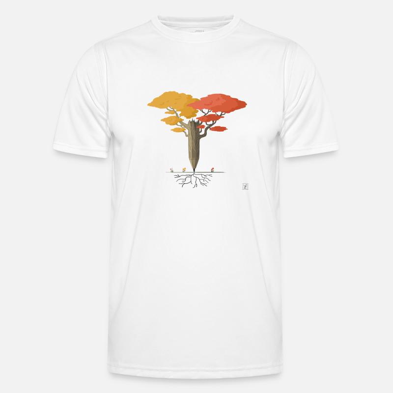Arbre d'écriture T-shirt sport Homme
