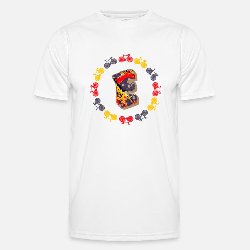 fahrrad e 202 e - Männer Funktions-T-Shirt - Weiß