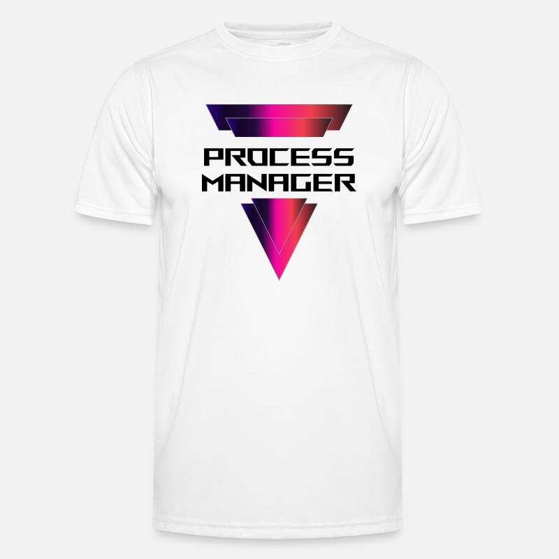 PROCESS Manager Männer Funktions-T-Shirt