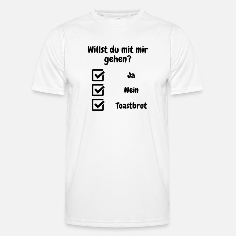 Willst du mit mir gehen? Männer Funktions-T-Shirt
