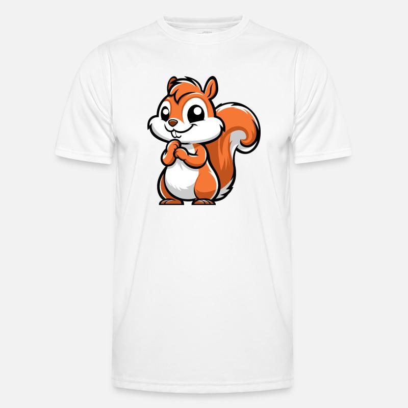 Freches kleines Eichhörnchen Männer Funktions-T-Shirt