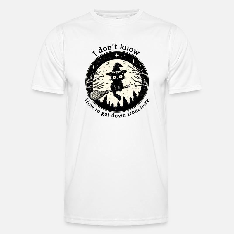 Halloween | I don't know how to get down from here Men's Functional T-Shirt