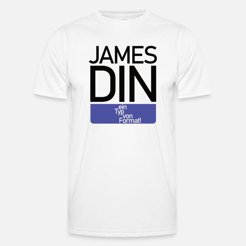 JAMES DIN ein Typ von Format Männer Funktions-T-Shirt