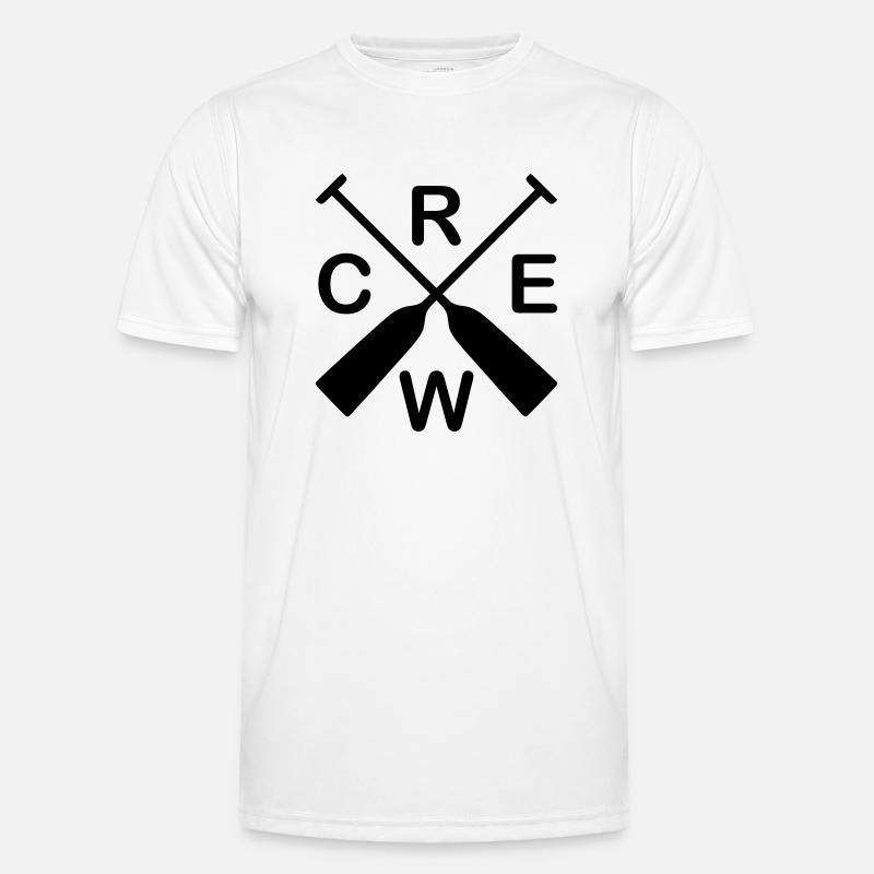 Drachenboot Crew - Männer Funktions-T-Shirt - Weiß