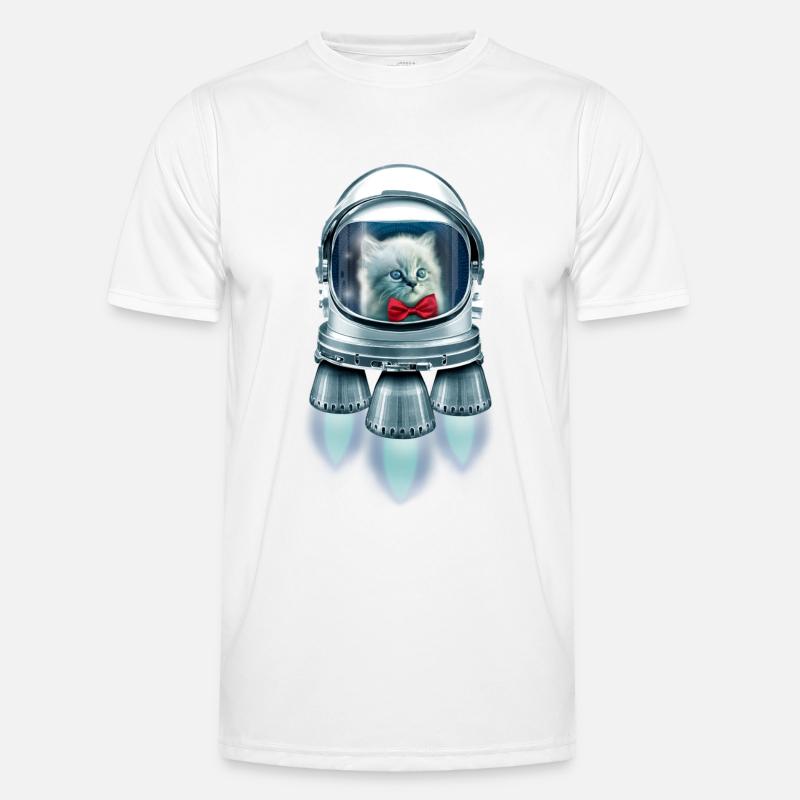 CASANOVA TO SPACE - Men's Functional T-Shirt - white