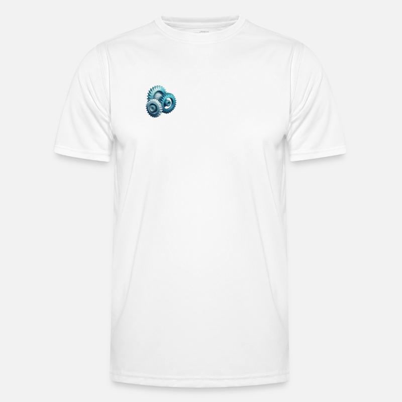 Engrenages Polygone T-shirt sport Homme