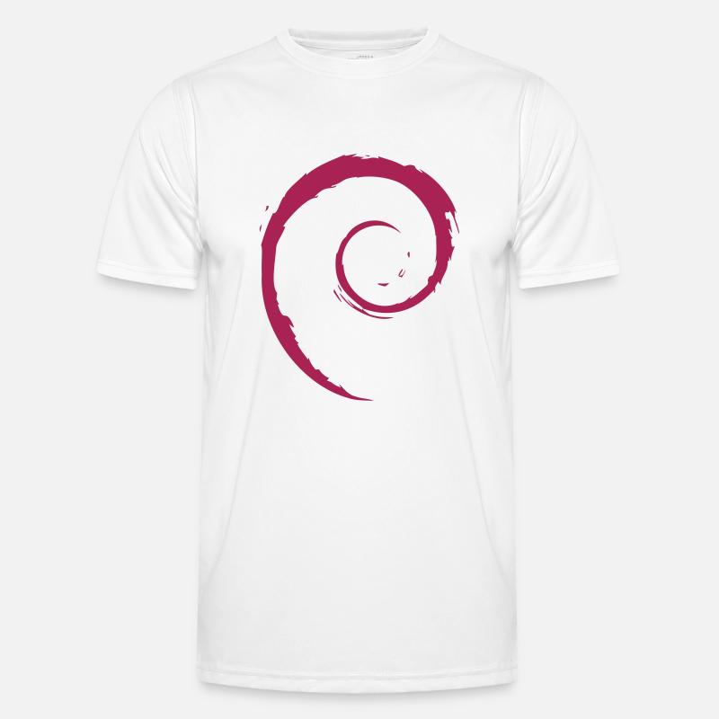 Linux Spiral Operating System PC Gift IT Idea Men's Functional T-Shirt