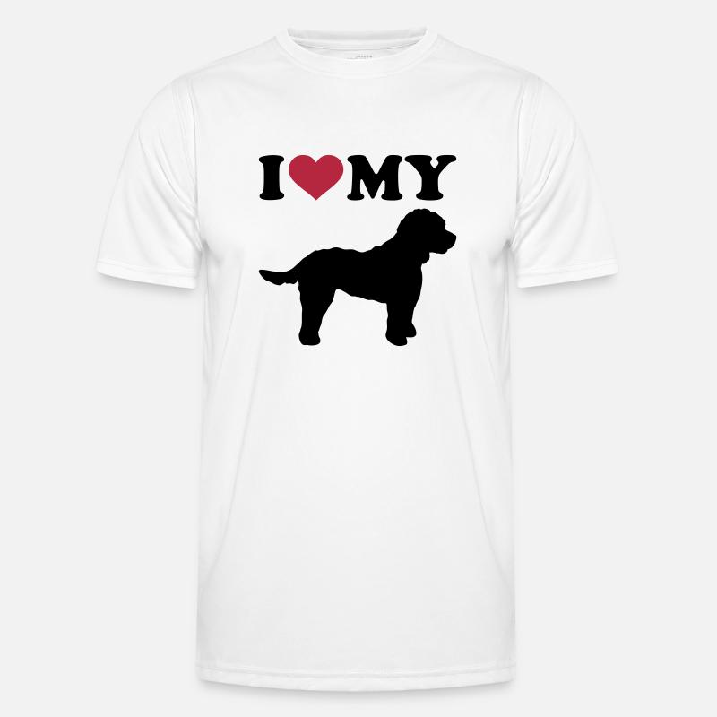 Cockapoo - Männer Funktions-T-Shirt - Weiß