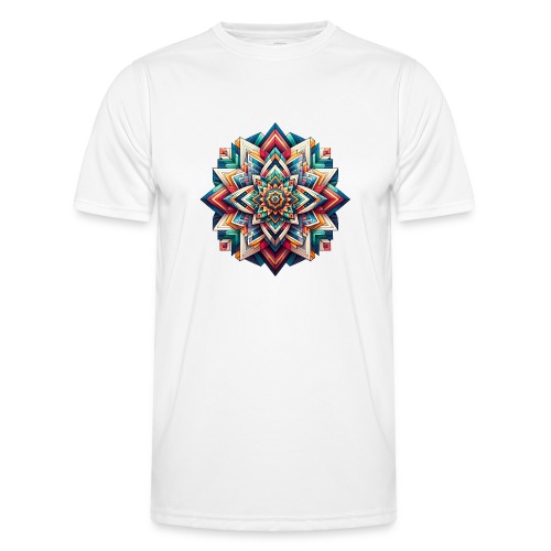 Kunterli - Color Prism Mandala - Men's Functional T-Shirt