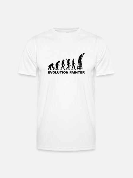Evolution Painter - T-shirt sport Homme - blanc