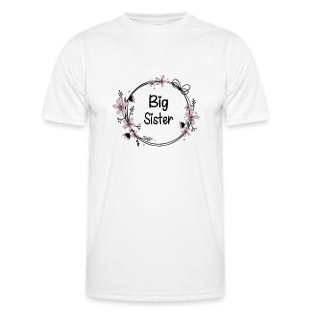 Big Sister - Männer Funktions-T-Shirt - Weiß - Vorne - AI Model Male 178 dark (178cm)