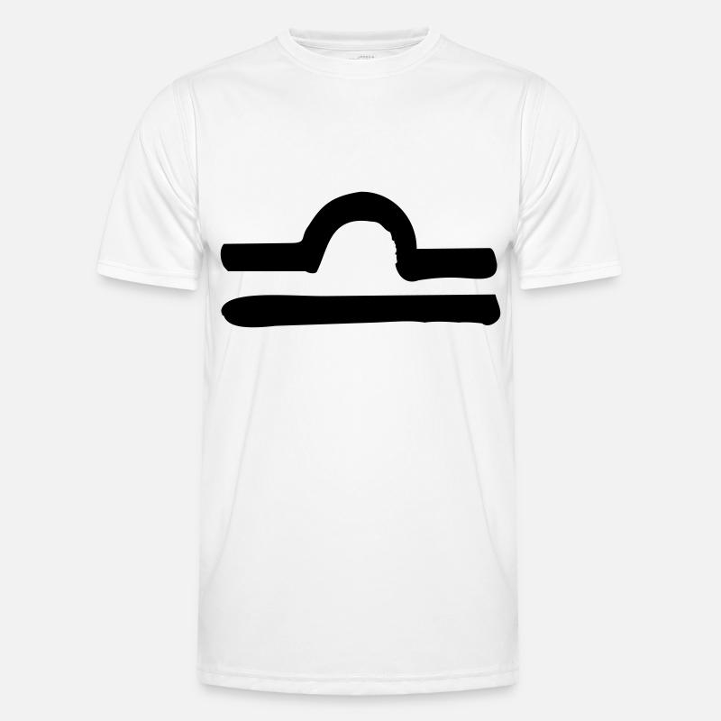 libra zodiac - Men's Functional T-Shirt - white