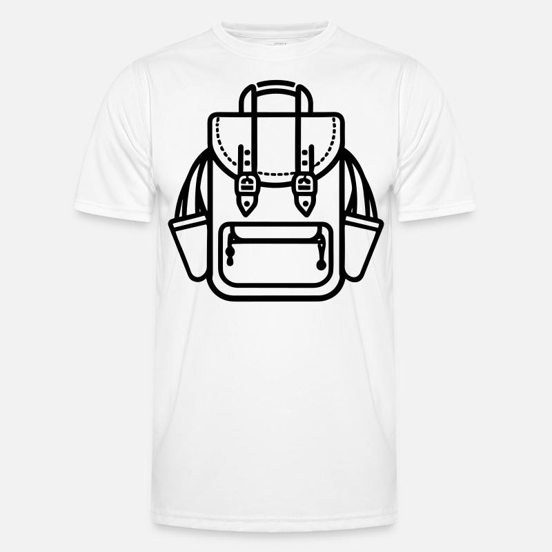 Backpack - Men's Functional T-Shirt - white