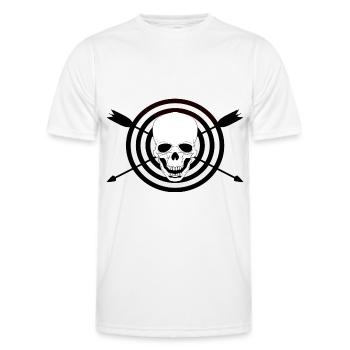 Archery Archer Archer Shirt - Men's Functional T-Shirt - white - Front - AI Model Male 178 dark (178cm)