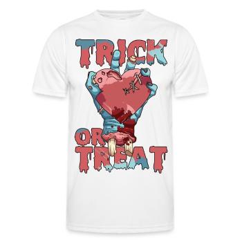 Trick or Treat - Männer Funktions-T-Shirt - Weiß - Vorne - AI Model Male 178 dark (178cm)