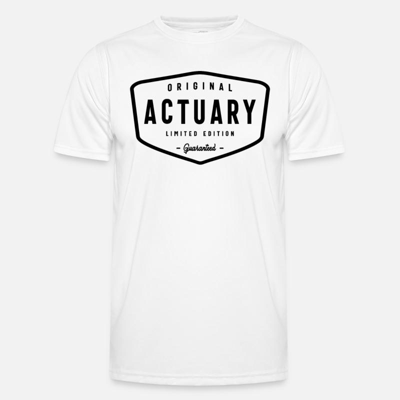 Timeless Style for Actuaries - Men's Functional T-Shirt - white