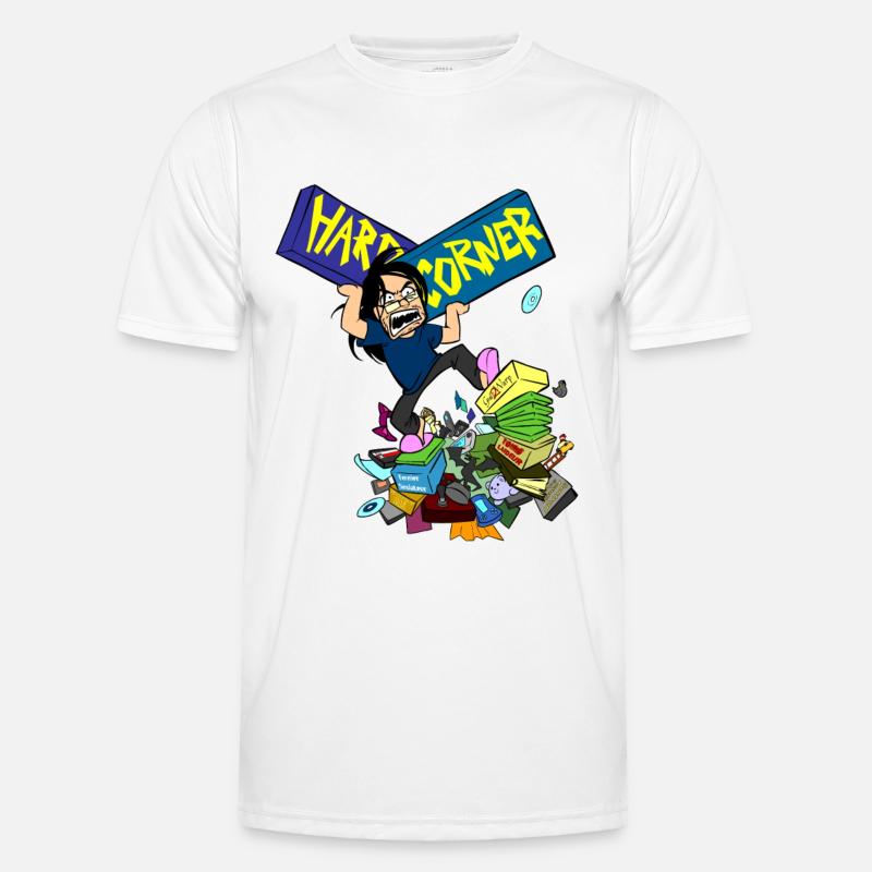 Hard Corner Logo Men's Functional T-Shirt