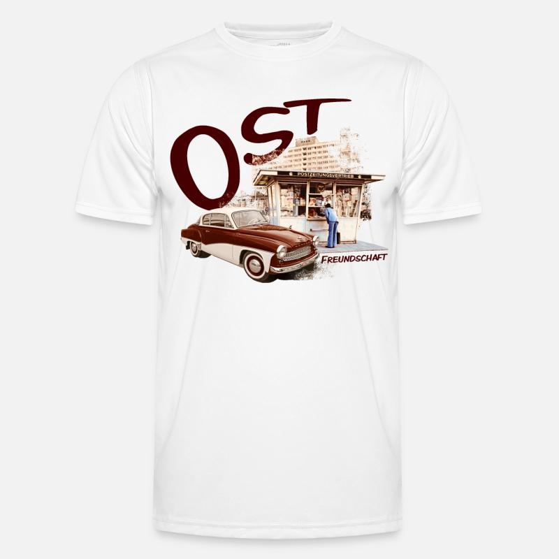 ostfreundschaft ddr Männer Funktions-T-Shirt