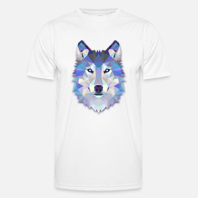 Wolf - Wolf - Men's Functional T-Shirt - white