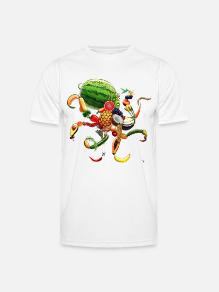 Pulpi Frutti - T-shirt sport Homme - blanc